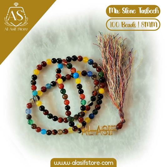Mix Stone Tasbeeh by Al-Asif Store
